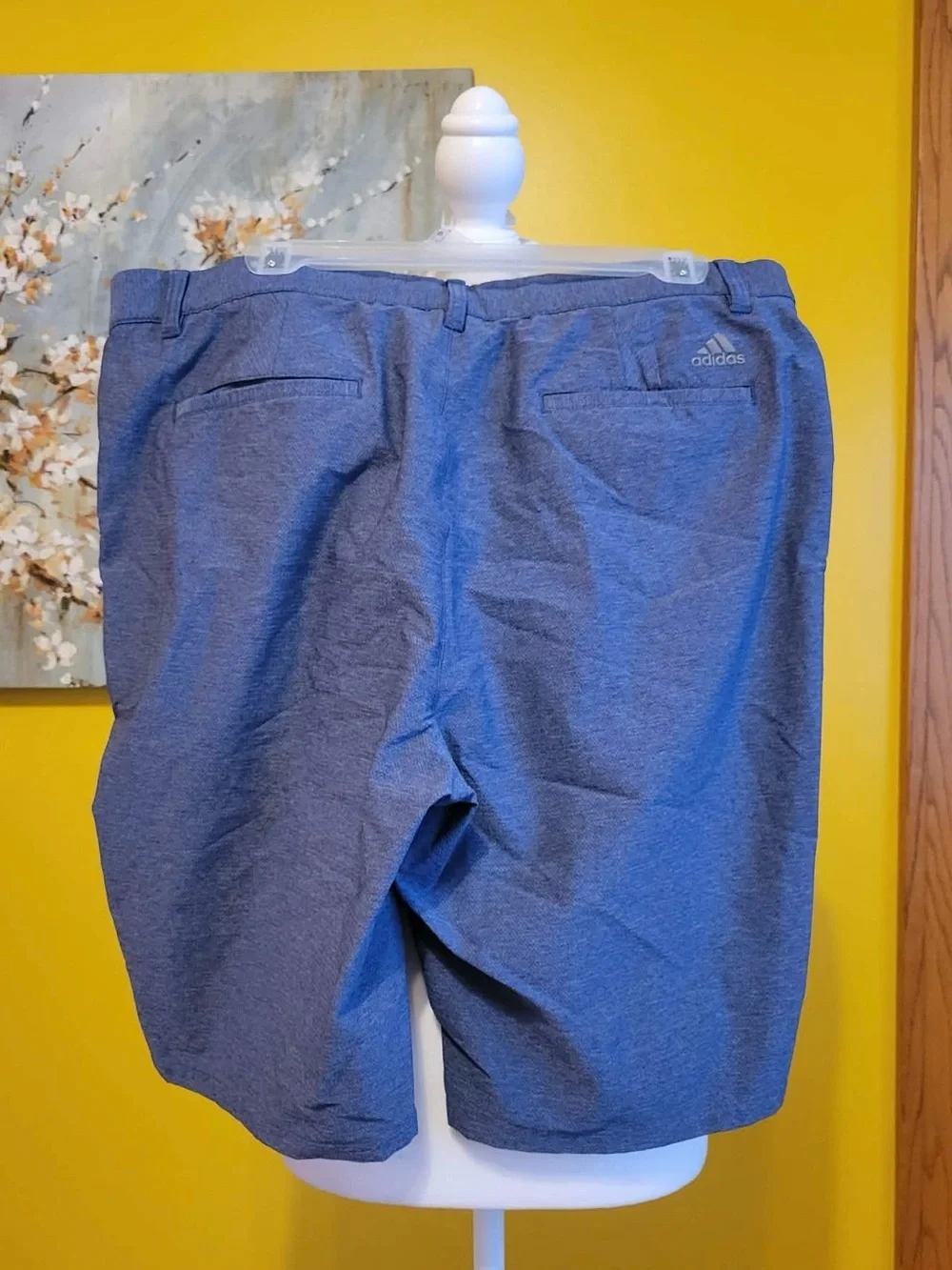 adidas Men's Blue Golf Shorts